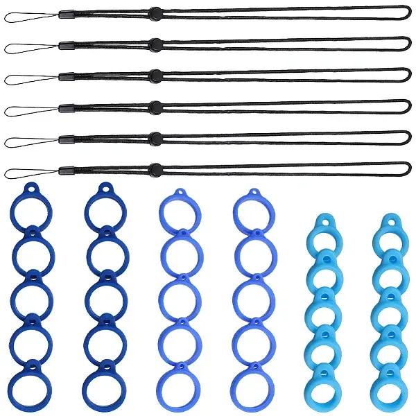 6Pcs Adjustable Polyester Neck Lanyard