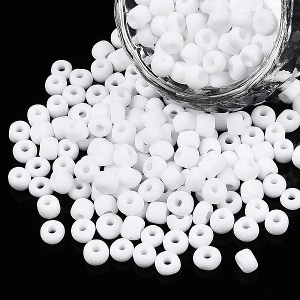 Frosted Opaque Glass Seed Beads