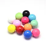 No Hole Spray Painted Brass Round Smooth Chime Ball Beads Fit Cage Pendants