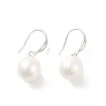 Shell Pearl Dangle Earrings