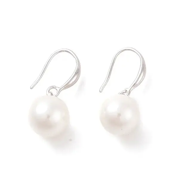 Shell Pearl Dangle Earrings