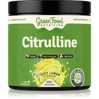 GreenFood Nutrition Citrulline podpora športového výkonu príchuť Juicy Lemon 240 g