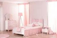 Dívčí sestava chere - bříza/růžová