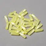 Opaque Colours Glass Twist Bugle Beads