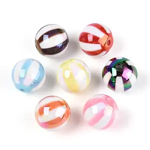 UV Plating Opaque Acrylic Beads