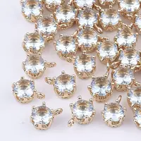 Transparent Glass Charms