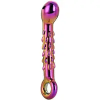 Dream Toys Glamour Glass G-Spot dildo rainbow 18,2 cm