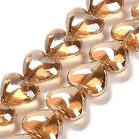 Electroplate Glass Beads Strands