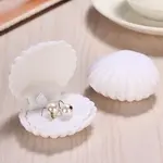 Shell Shaped Velvet Jewelry Storage Boxes