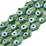 Handmade Evil Eye Lampwork Beads Strands