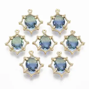 Two Tone Glass Pendants