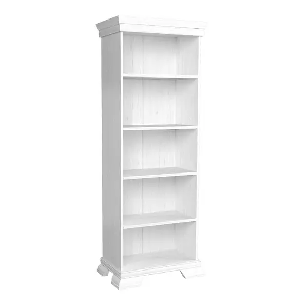 Otevřený regál kr1, sosna andersen, kora