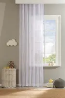 Dětská záclona chloe - bílá/šedá
