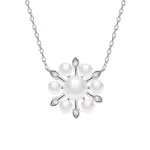 Rhodium Plated 925 Sterling Silver Pendant Necklace