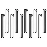 10Pcs Reusable Silicone Cable Tie