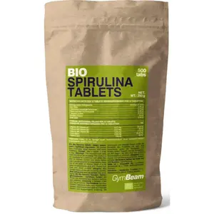 GymBeam Spirulina BIO 100% spirulina v tabletách 500 tbl
