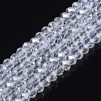Electroplate Glass Beads Strands