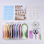 DIY Paper Quilling Strips Sets: Random Color Paper Quilling Strips
