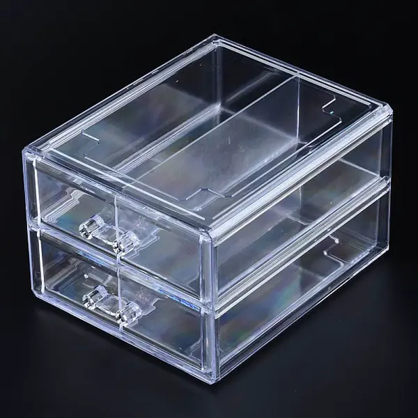 Double Layer Polystyrene Plastic Bead Storage Containers