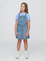 GAP Dětská džínová sukně s laclem - Holky