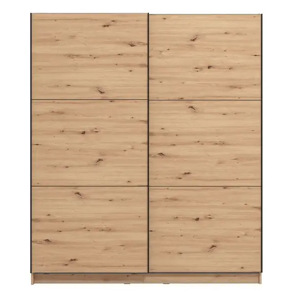 Šatní skříň s posuvnými dveřmi catalina 180 - dub artisan