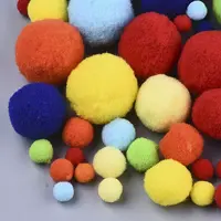 DIY Doll Craft Polyester High-elastic Pom Pom Ball