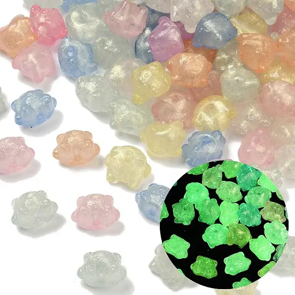 Luminous Transparent Acrylic Beads
