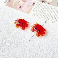 Red Handmade Lampwork Beads