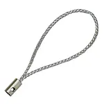 Cord Loop with Alloy Findings and Purl Cord