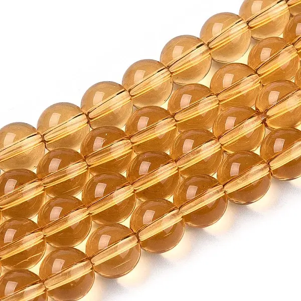 Transparent Glass Beads Strands