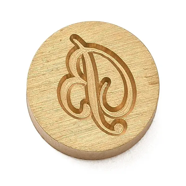 Golden Tone Brass Letter Stamps