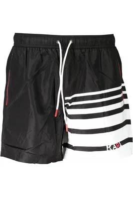 KARL LAGERFELD BEACHWEAR SWIMSUIT BLACK MEN'S BOTTOM