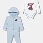 Kojenecká sada Guess 3-pack modrá barva, H5YW12 KA6W4