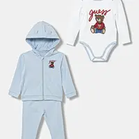 Kojenecká sada Guess 3-pack modrá barva, H5YW12 KA6W4