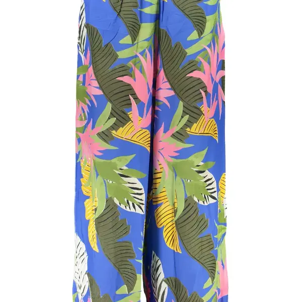 DESIGUAL BLUE WOMEN'S TROUSERS