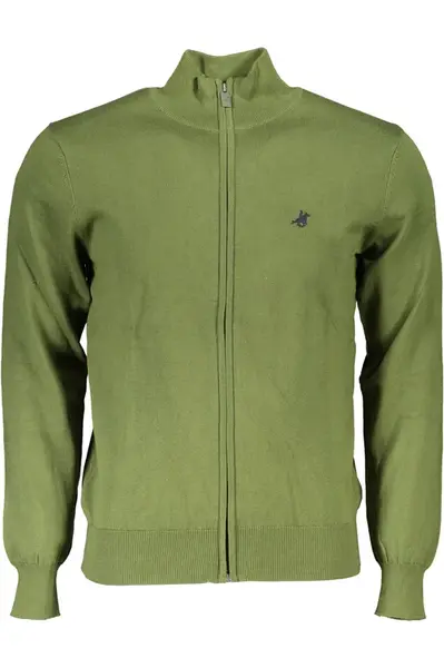 US GRAND POLO CARDIGAN MAN GREEN