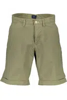 GANT GREEN MEN'S BERMUDA TROUSERS