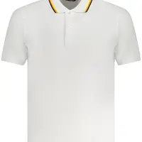 K-WAY POLO SHORT SLEEVES MEN WHITE