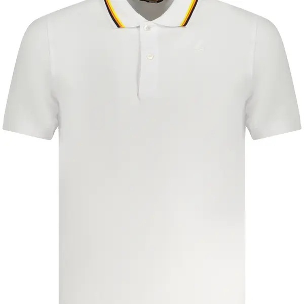 K-WAY POLO SHORT SLEEVES MEN WHITE