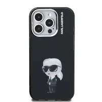 Zadní kryt Karl Lagerfeld IML Aquarelle Karl pro Apple iPhone 15 Pro Max, černá