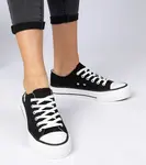Gemre Black classic women's sneakers Ellana