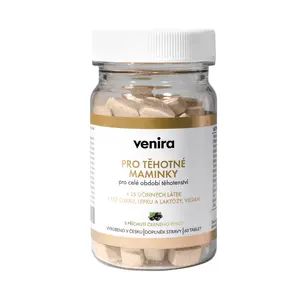 Venira Vitamíny pro těhotné 60 tablet černý rybíz