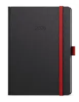 Týdenní diář 2026 Oskar Nora A5 červená