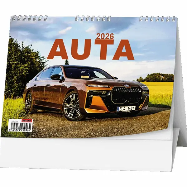 Auta 2026 - stolní kalendář