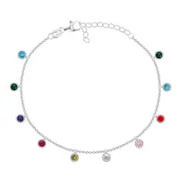 Brilio Silver Hravý stříbrný náramek se zirkony BRC78WRBW