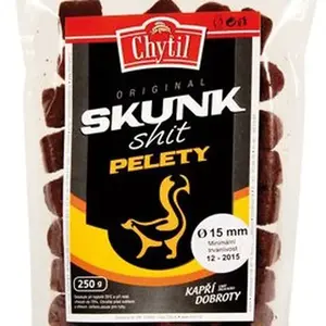Chytil chytací pelety s dírkou 250 g - příchuť švestka - průměr 20 mm