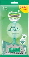 Wilkinson Sword Jednorázový holicí strojek pro ženy My Intuition Comfort Sensitive 8 + 4 ks