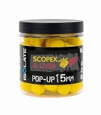 Shimano plovoucí boilie isolate pop-up scopex liver - 14 mm 80 g