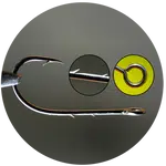 Redbass háček spinning cheburashka hooks 825 sickle 10 ks - 2