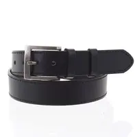 Černý kožený opasek Penny Belts OLIVIER vel. 105, černý